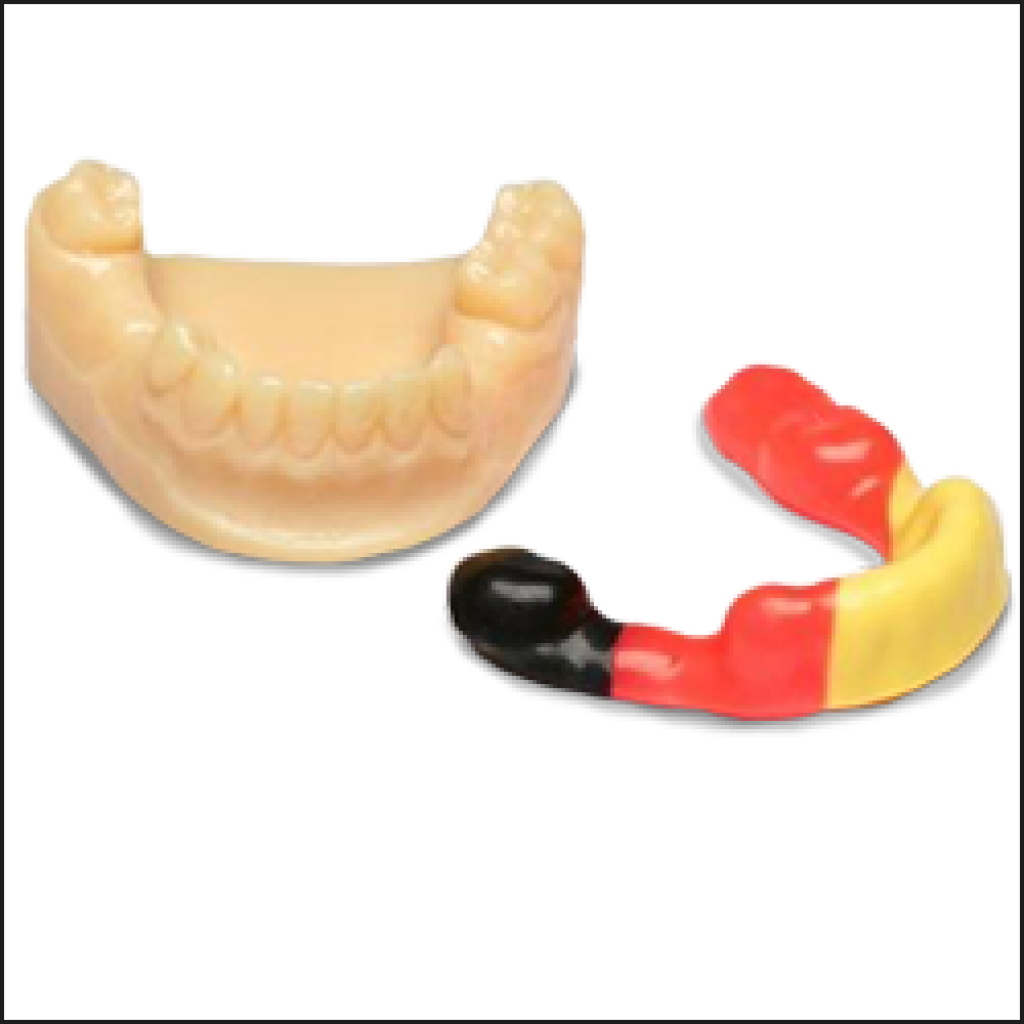 3D-Druck Stratasys Polyjet Objet Dental Beispiel Drucke 3D-Drucker.