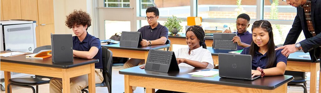 Systemtechnik HP in Schulen.